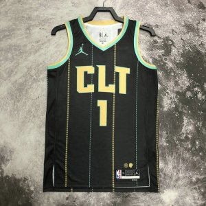 Maillot de Basket #1 Ball Hornets 22-23 city Noir